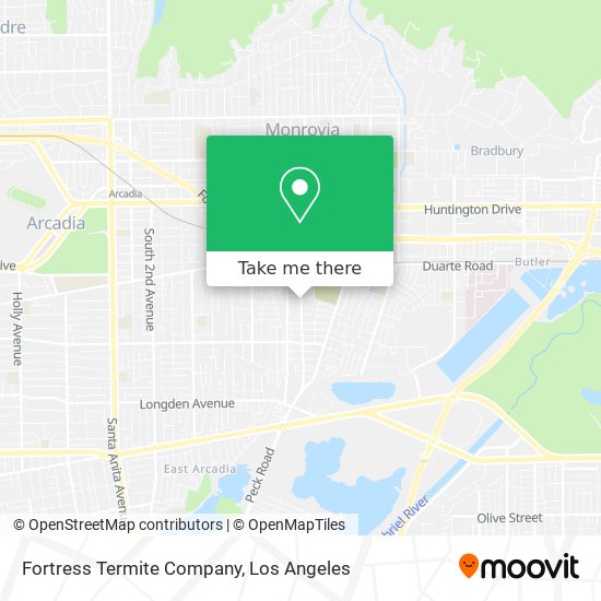 Fortress Termite Company map