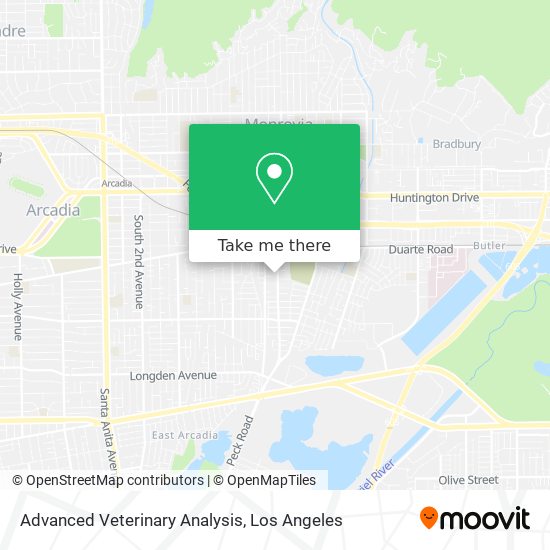 Advanced Veterinary Analysis map