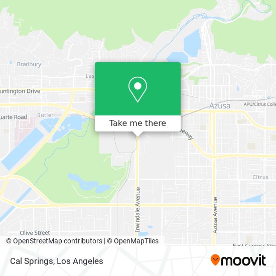 Mapa de Cal Springs
