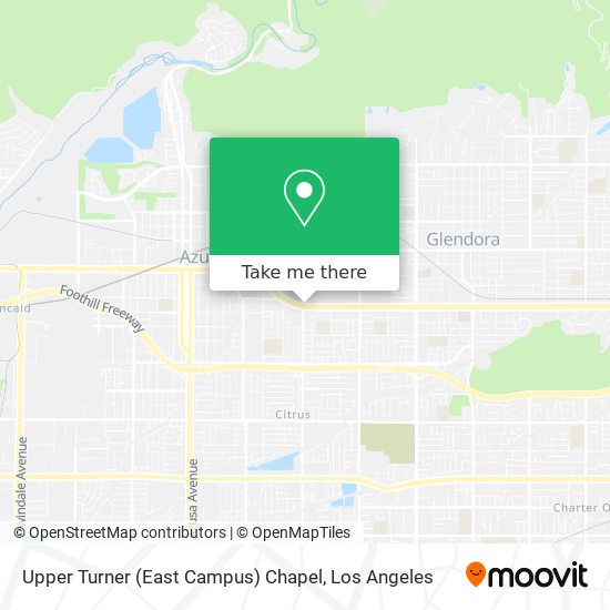 Upper Turner (East Campus) Chapel map