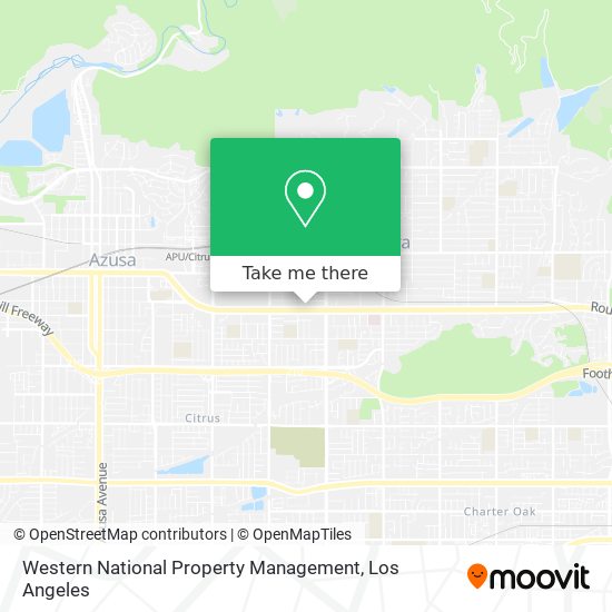 Western National Property Management map