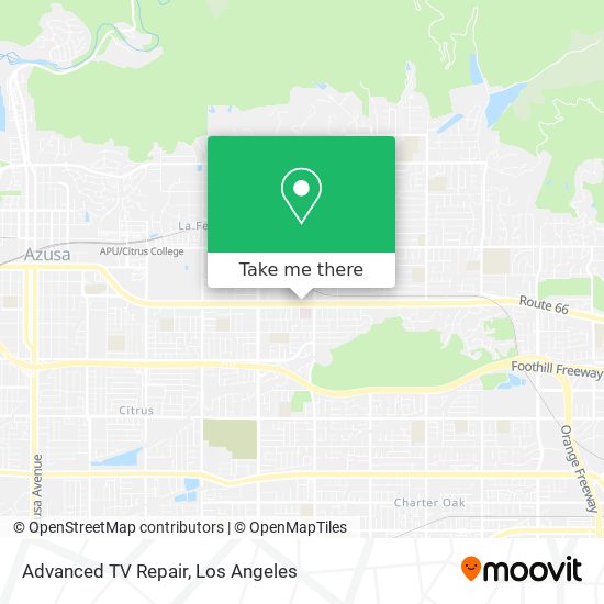 Advanced TV Repair map