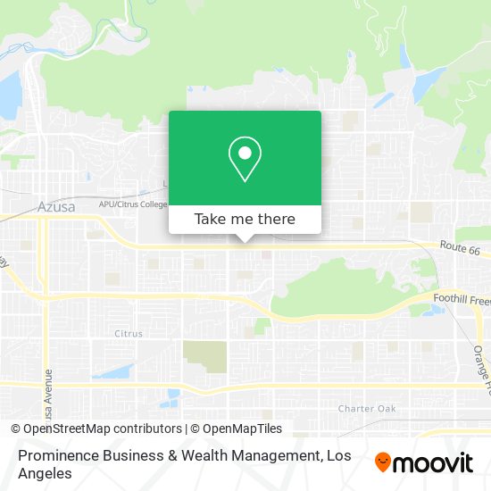 Prominence Business & Wealth Management map