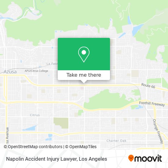 Mapa de Napolin Accident Injury Lawyer