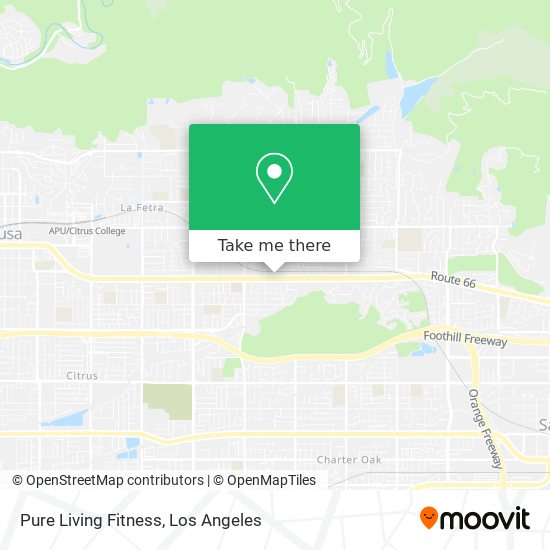 Pure Living Fitness map