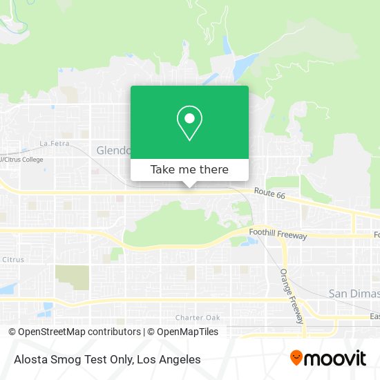 Alosta Smog Test Only map