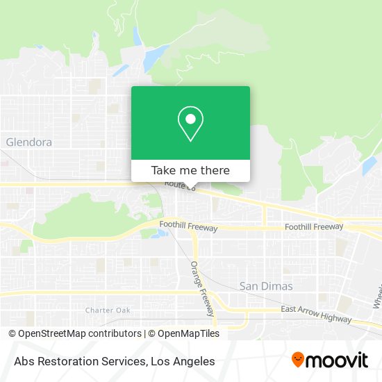 Abs Restoration Services map