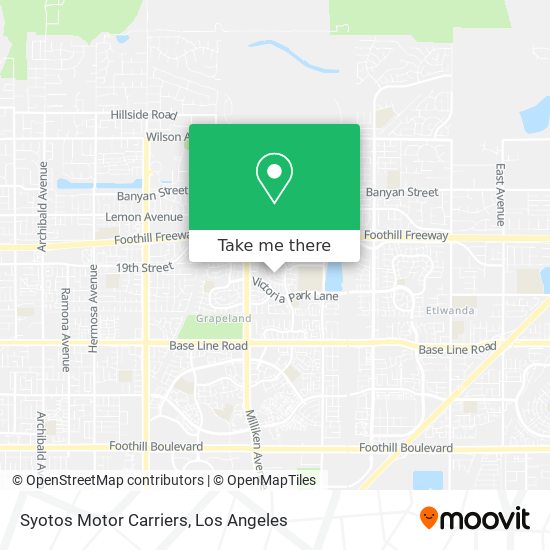 Syotos Motor Carriers map