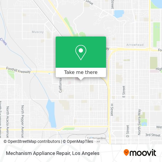 Mapa de Mechanism Appliance Repair