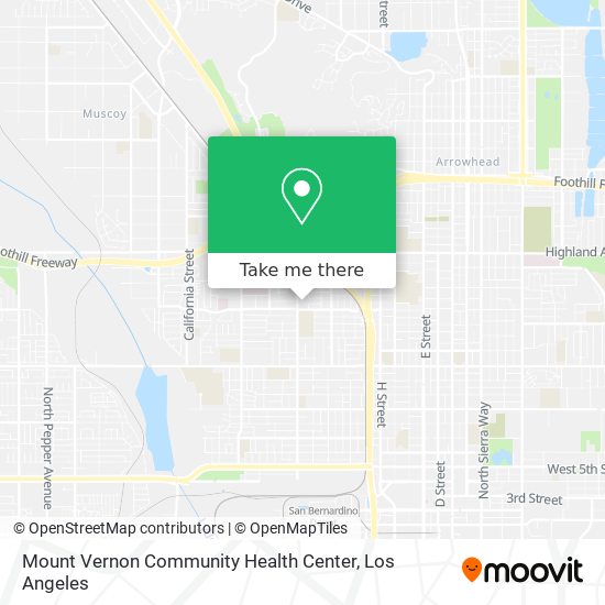 Mapa de Mount Vernon Community Health Center