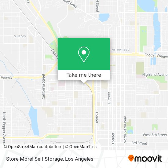 Store More! Self Storage map