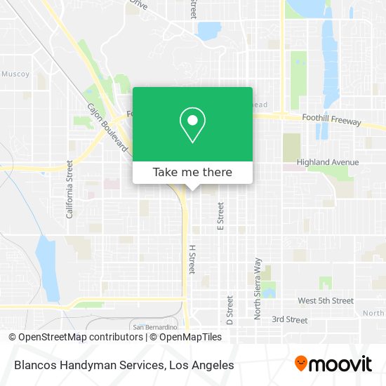 Blancos Handyman Services map