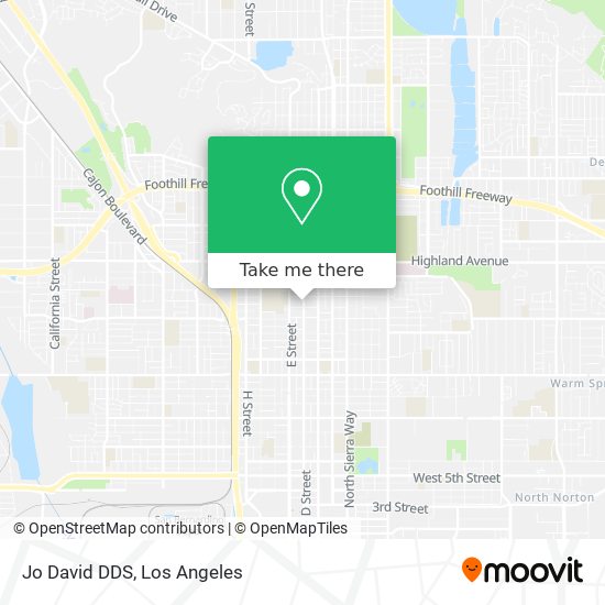 Jo David DDS map