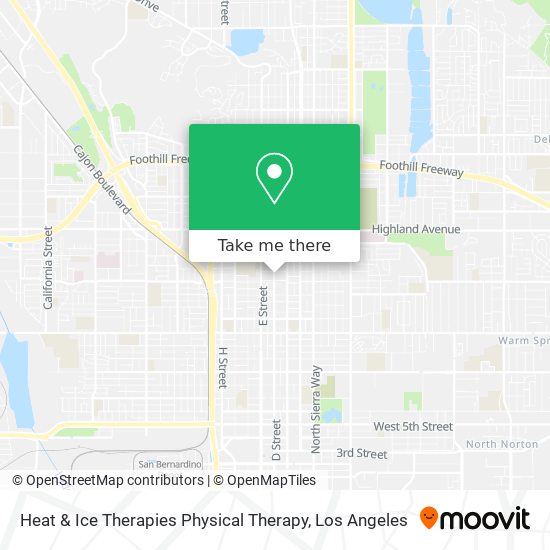 Heat & Ice Therapies Physical Therapy map