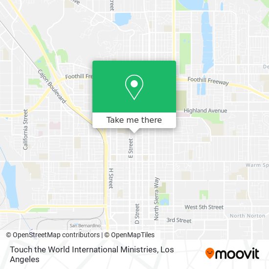 Touch the World International Ministries map