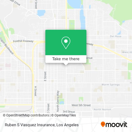 Mapa de Ruben S Vasquez Insurance