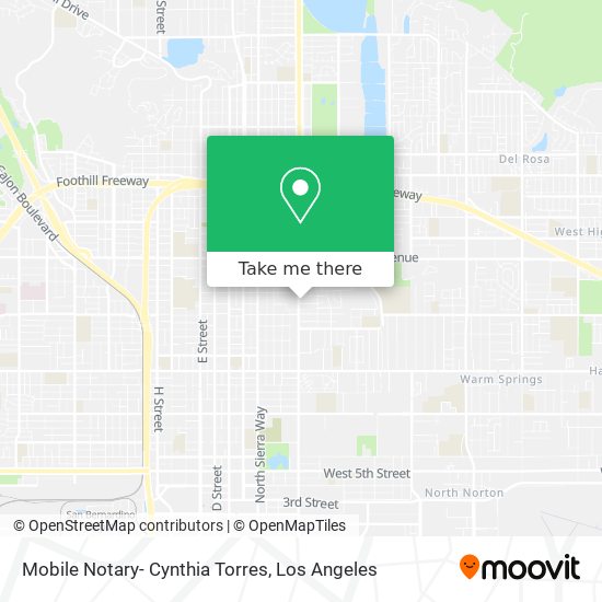 Mobile Notary- Cynthia Torres map