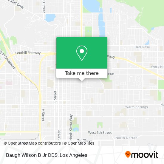 Baugh Wilson B Jr DDS map