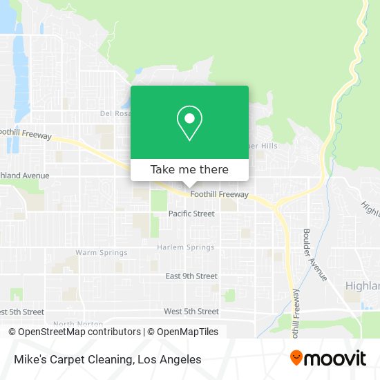 Mike's Carpet Cleaning map