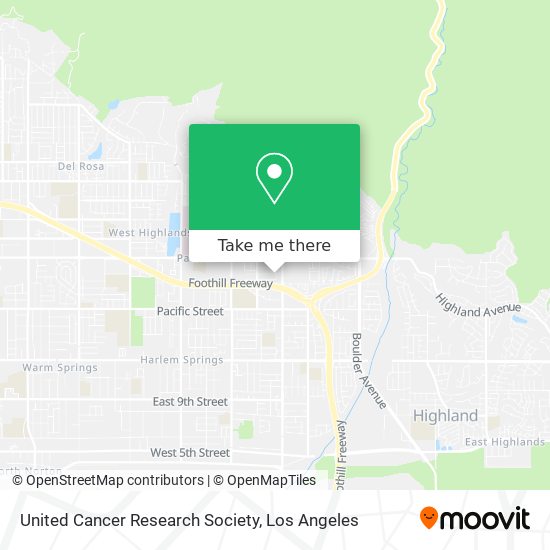 United Cancer Research Society map