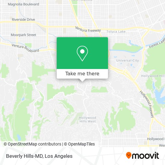 Beverly Hills-MD map