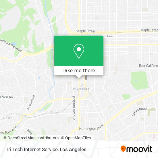 Mapa de Tri Tech Internet Service