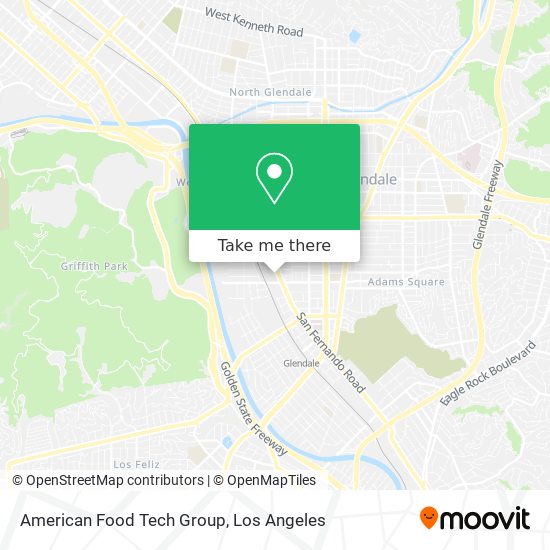 Mapa de American Food Tech Group