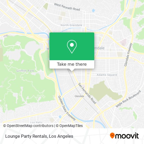 Lounge Party Rentals map