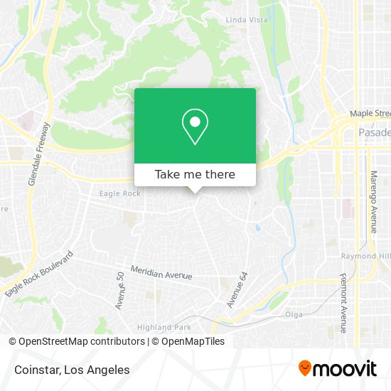 Coinstar map