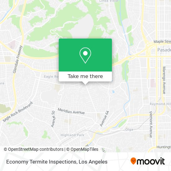 Economy Termite Inspections map