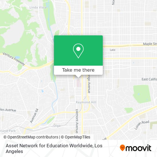 Mapa de Asset Network for Education Worldwide