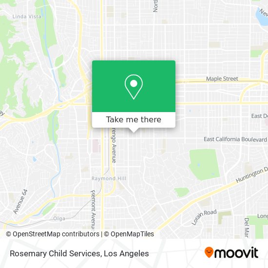 Rosemary Child Services map