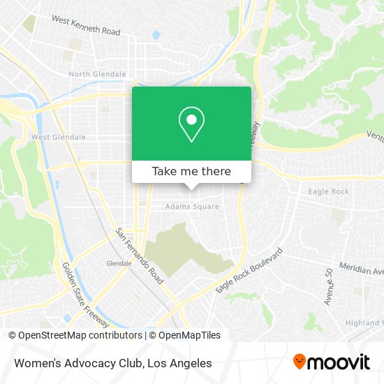 Women's Advocacy Club map