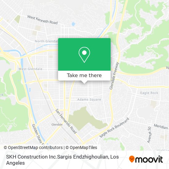 SKH Construction Inc.Sargis Endzhighoulian map