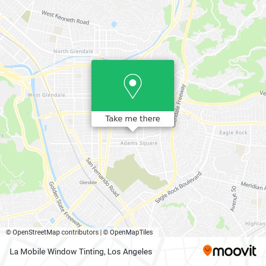 Mapa de La Mobile Window Tinting