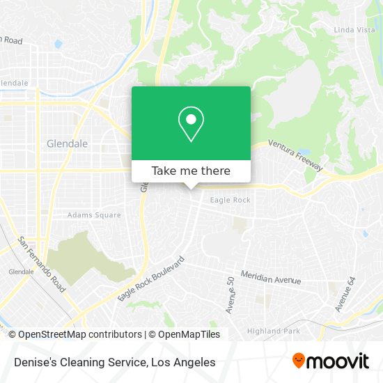 Denise's Cleaning Service map