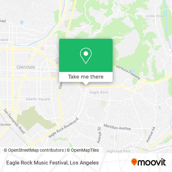 Mapa de Eagle Rock Music Festival