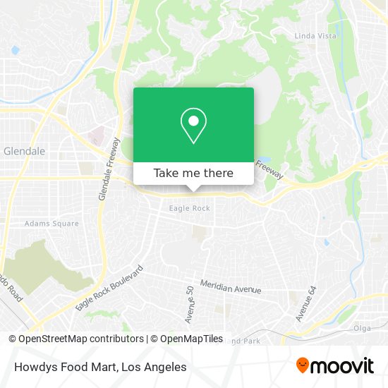 Howdys Food Mart map