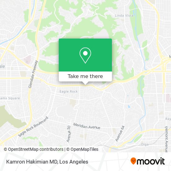 Mapa de Kamron Hakimian MD