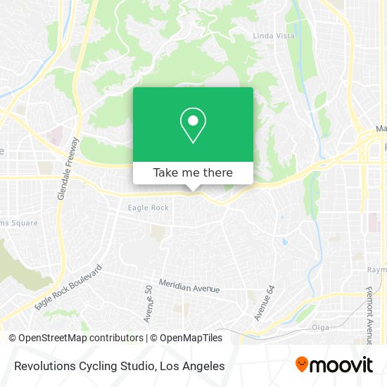 Revolutions Cycling Studio map