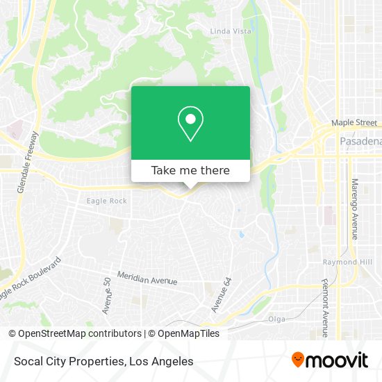 Mapa de Socal City Properties