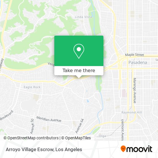 Arroyo Village Escrow map