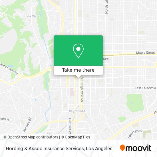 Mapa de Hording & Assoc Insurance Services