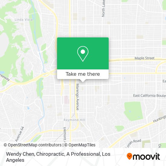 Mapa de Wendy Chen, Chiropractic, A Professional