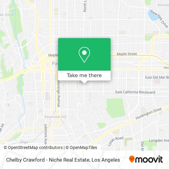 Chelby Crawford - Niche Real Estate map