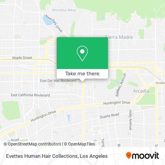 Evettes Human Hair Collections map