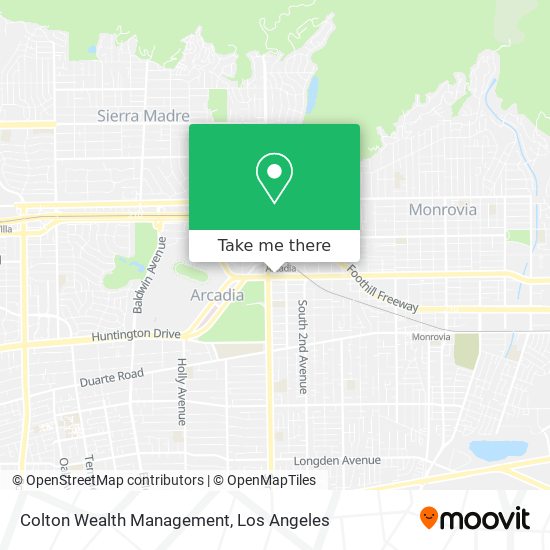 Mapa de Colton Wealth Management