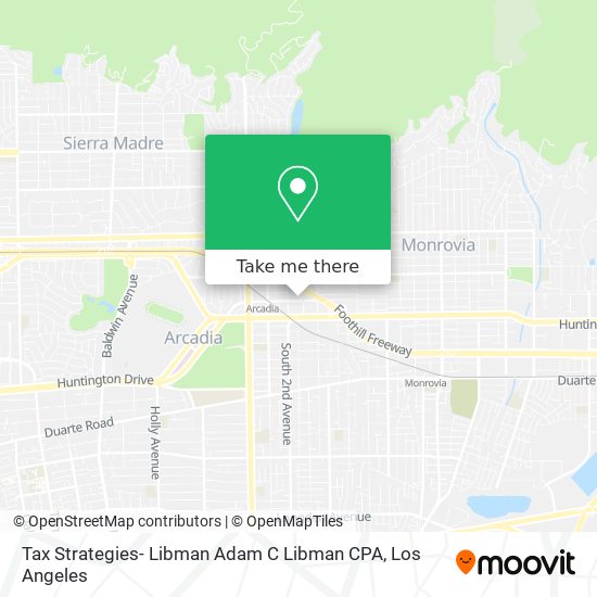 Mapa de Tax Strategies- Libman Adam C Libman CPA