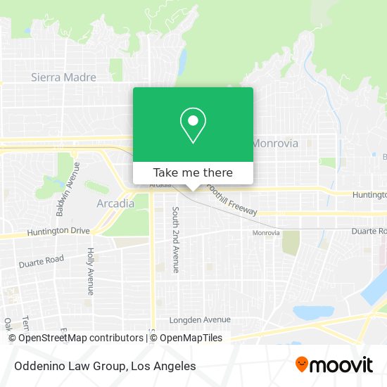 Oddenino Law Group map