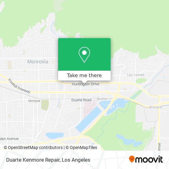 Duarte Kenmore Repair map